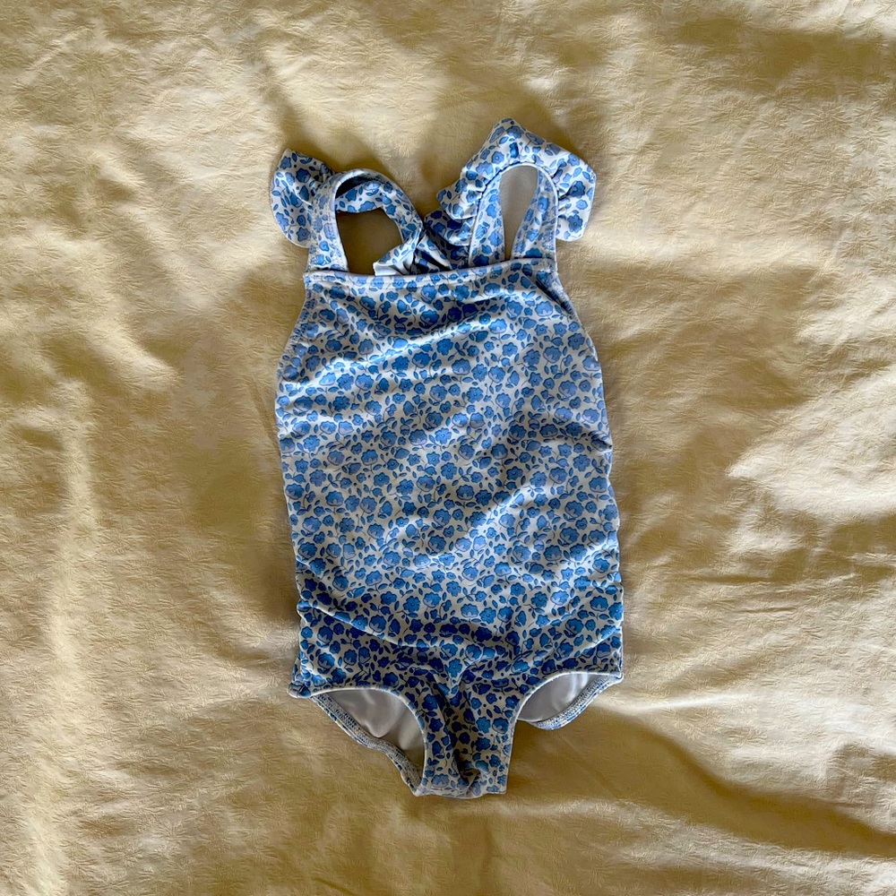 Minnow floral bathing suit